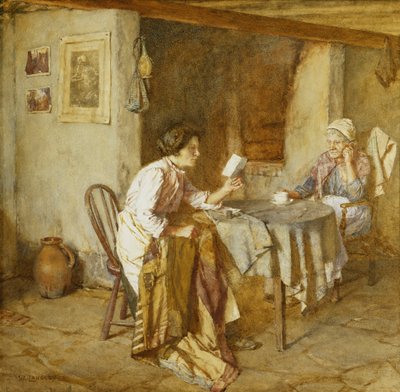 Brevet, av Walter Langley