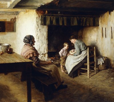 Den nye ankomsten, av Walter Langley