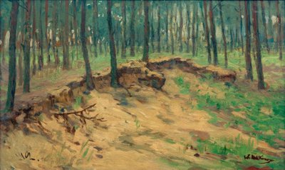Skog med sandkasse av Walter Leistikow