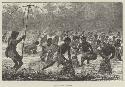 Beel-Fishing i Assam av Walter Paget