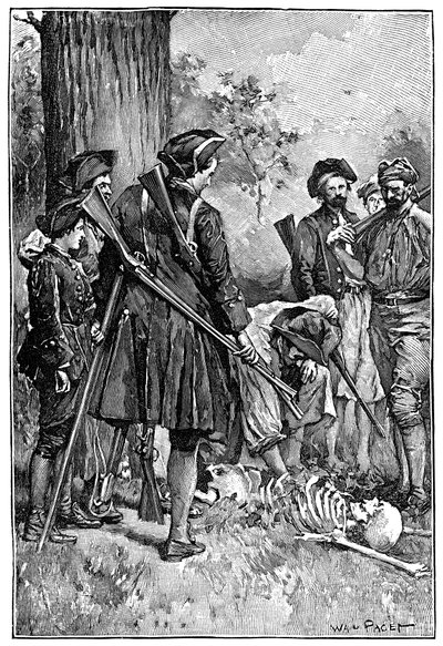 Illustrasjon av Walter Paget (1863-1935) for romanen "Treasure Island"" av Robert Louis Stevenson (1850-1894) 1900 av Walter Paget