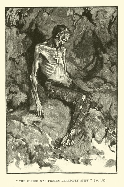Illustrasjon for King Solomons Mines av H Rider Haggard av Walter Paget
