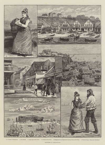 Skisser i Helgoland av Walter Paget