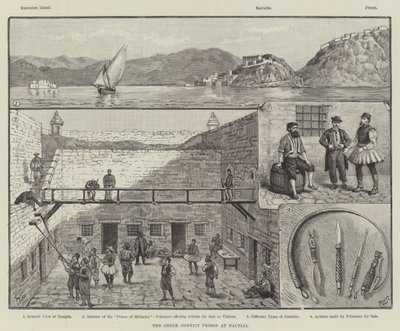 Det greske straffefengselet i Nauplia av Walter Paget
