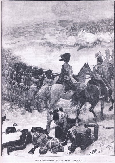 Høylanderne ved Alma 1854 e.Kr av Walter Paget