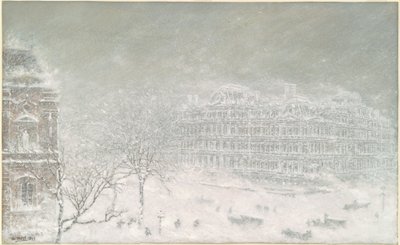 Den store snøstormen i 1899 av Walter Paris