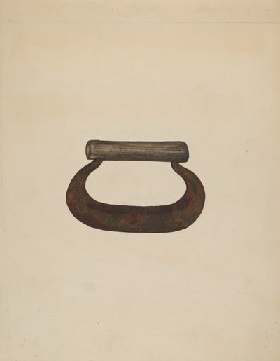 hakkekniv, ca. 1937. av Walter Praefke