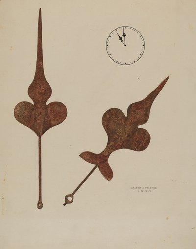 Kirkeklokkevisere, 1938. av Walter Praefke