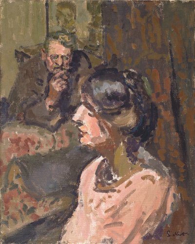 Hubby og Marie, ca. 1912 (olje på lerret) av Walter Richard Sickert