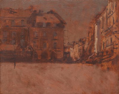La Grande Rue, Dieppe (olje på lerret) av Walter Richard Sickert