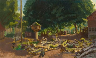 Sagbruket i Torqueville (også kjent som Le Vieux Colombier) av Walter Richard Sickert