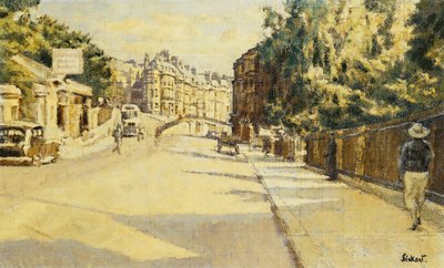 London Street, Bath, ser mot Walcot, ca. 1939 av Walter Richard Sickert