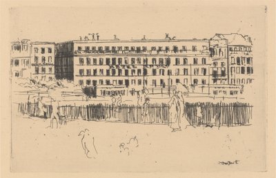 Old Hotel Royal Dieppe av Walter Richard Sickert