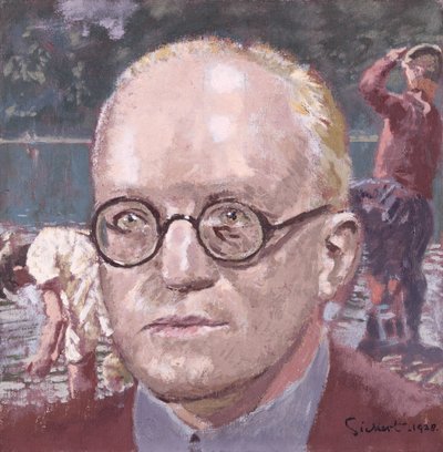 Portrett av Sir Hugh Walpole (1884-1941) 1928 av Walter Richard Sickert