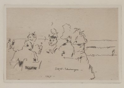 Scheveningen, Kaffeeklatsch (sladder) av Walter Richard Sickert