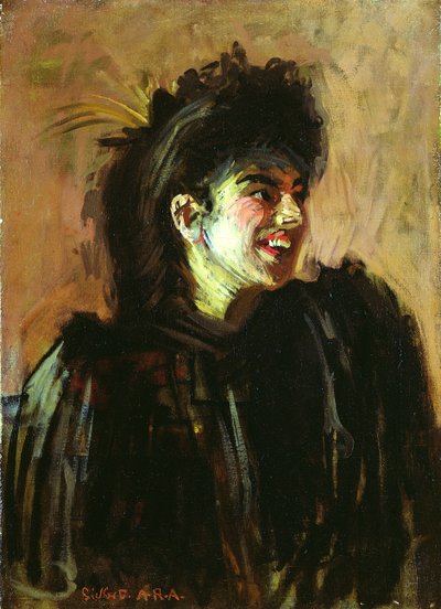 The Blackbird of Paradise, ca. 1896-8 (olje på lerret) av Walter Richard Sickert