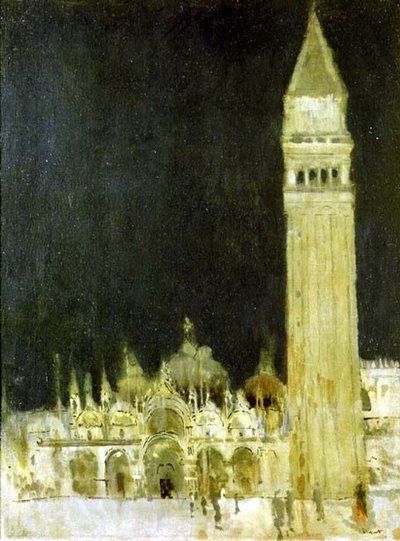 The Campanile, Venezia, ca. 1896-97 (olje på lerret) av Walter Richard Sickert