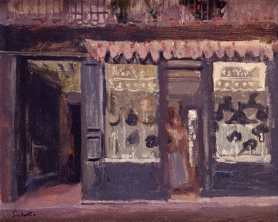 The Hat Shop (olje på lerret) av Walter Richard Sickert