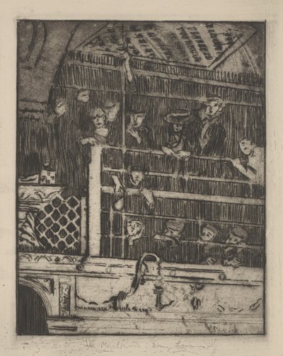 The Old Mogul Tavern, Drury Lane, 1908, utgitt 1929 av Walter Richard Sickert