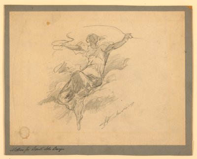 Motiv for pengeseddeldesign av Walter Shirlaw