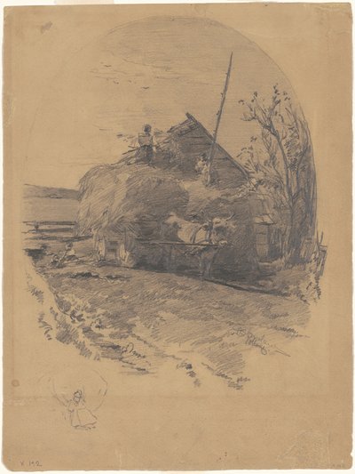 Avstemning [recto] av Walter Shirlaw