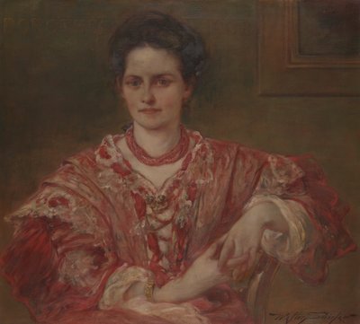 Portrett av Dorothea A. Dreier (1870 av Walter Shirlaw
