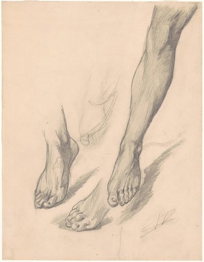 Studier av føtter av Walter Shirlaw