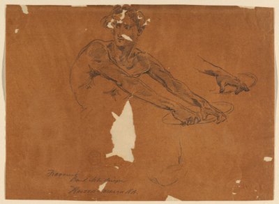 Studie for Bank Note Design av Walter Shirlaw