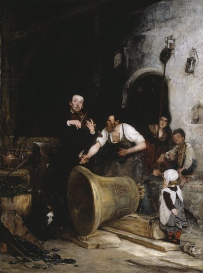 Toning the Bell, 1874 av Walter Shirlaw