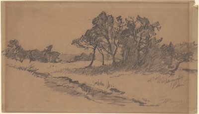 Trær i et felt av Walter Shirlaw