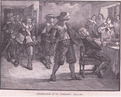 Attentatet på Dr Dorislaus AD 1649 av Walter Stanley Paget