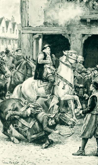 Attentatet på regent Moray ved Linlithgow av Walter Stanley Paget