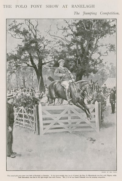 Polo ponnishowet på Ranelagh, hoppkonkurransen av Walter Stanley Paget