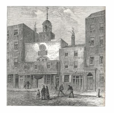 St Ethelburgas kirke, 1878 av Walter Thornbury