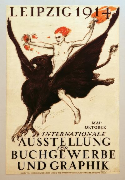 Leipzig 1914, internasjonal utstilling for bokhandel og grafikk av Walter Tiemann