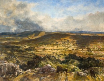 Widecombe In The Moor, Devon, 1922. av Walter Westley Russell