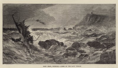 Glen Head, Donegal, Scene of the Late Wrecks av Walter William May