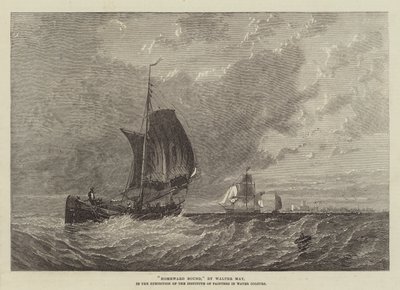 Homeward Bound, i utstillingen til Institute of Painters in Water Colors av Walter William May