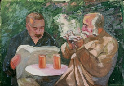 Menn i tavernahagen av Walther Gamerith