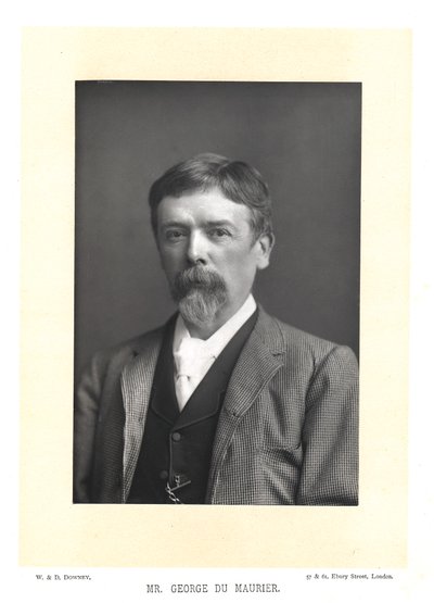 George Du Maurier , britisk forfatter og kunstner, c1895. av WandD Downey