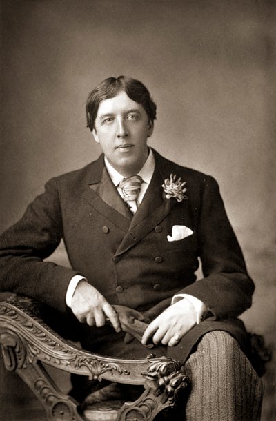 Oscar WiIde, irsk forfatter, vidd og dramatiker, c1890 av WandD Downey