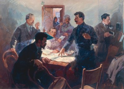 Lederne for oktoberrevolusjonen av Wassili Semjonowitsch Swarog
