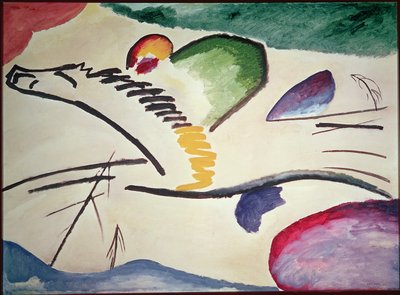 Abstrakt hest, 1911 av Wassily Kandinsky