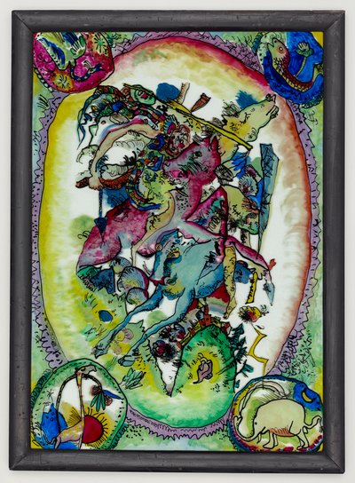 Apokalyptische Reiter II av Wassily Kandinsky