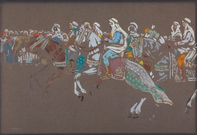 Arabisk kavaleri av Wassily Kandinsky