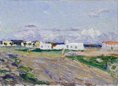 Utsikt fra Hotel St Georges, Tunis av Wassily Kandinsky