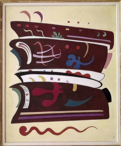 Brun kosttilskudd. 1935 av Wassily Kandinsky