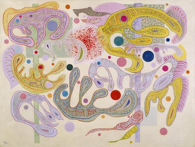 Capricious Forms Formes capricieuses, 1937 av Wassily Kandinsky