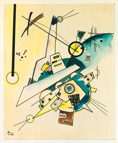 Komposisjon (blekk og akvarell på papir) av Wassily Kandinsky