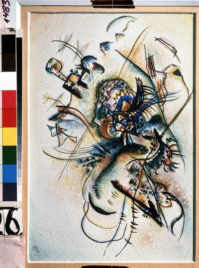 ""Komposisjon"" Maleri av Vassily Kandinsky (eller Wassily Kandinsky eller Kandinskyj av Wassily Kandinsky